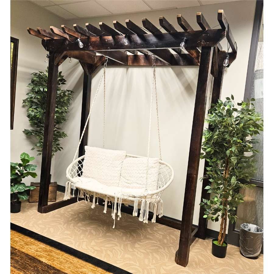 Custom Wedding Pergola / Arbor Swing. Professionally Built and Heavy Duty