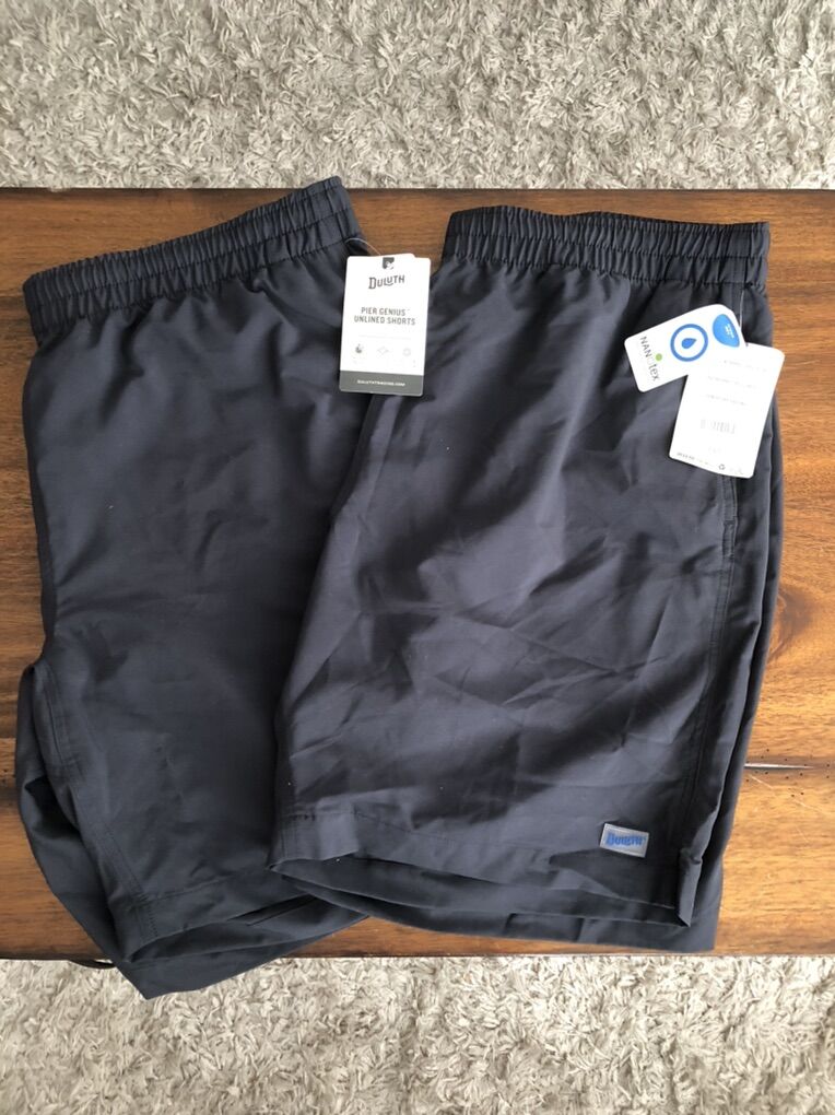 Duluth Black 9 Sport Or Swim Shorts XL