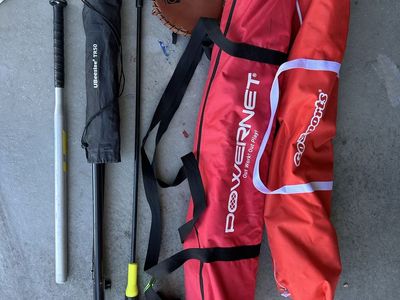 SKLZ Quick Stick 12oz Training Bat, UBeesize TR50 Tripod, PowerNet & GoSports Training Nets