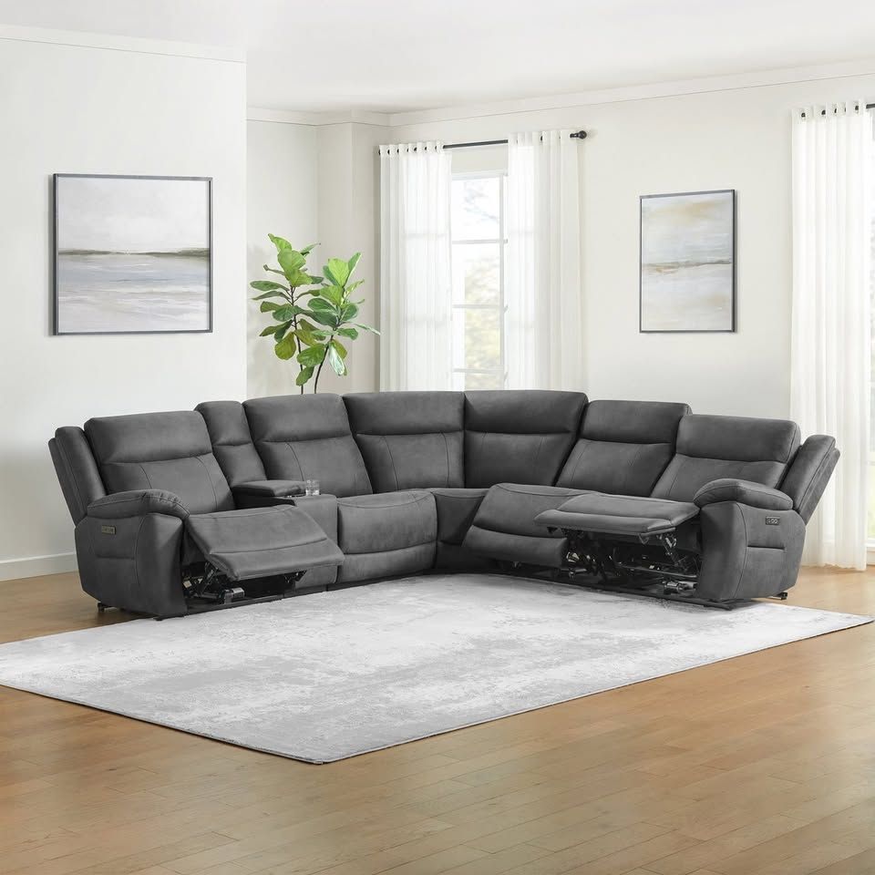 Gilman Creek Fabric Power Reclining Sectional