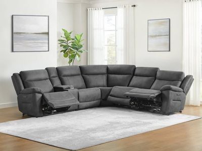 Gilman Creek Fabric Power Reclining Sectional