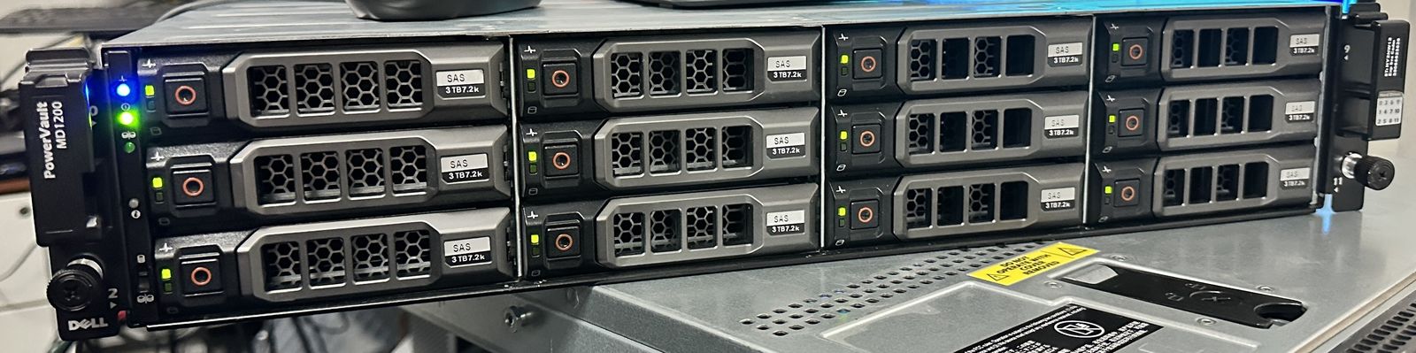 Dell PowerVault MD1200 – 36TB (3 x 3TB SAS Enterprise HDD) - $1300 OBO (4 Units Available)