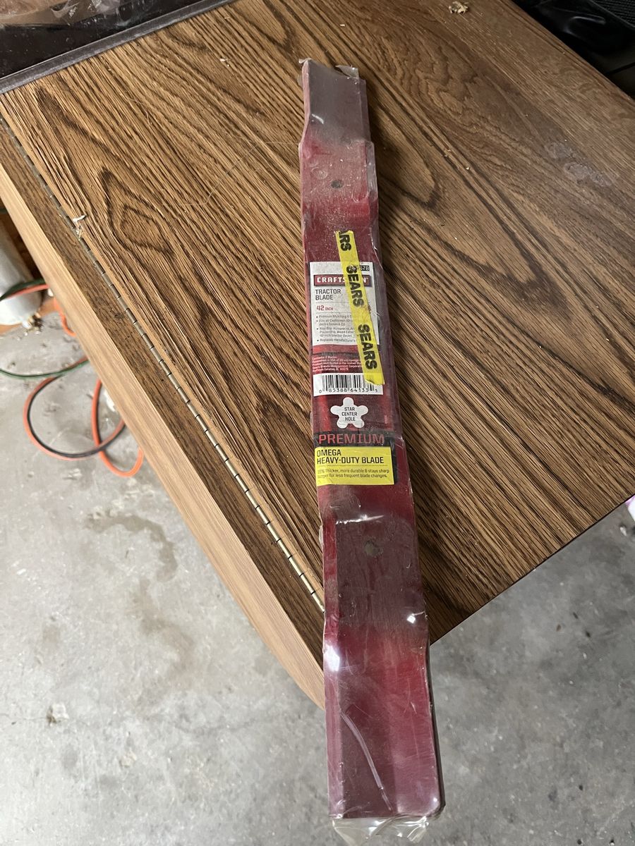 Craftsman 42 inch blade & Maxpower 21 inch blade
