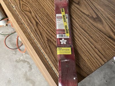 Craftsman 42 inch blade & Maxpower 21 inch blade