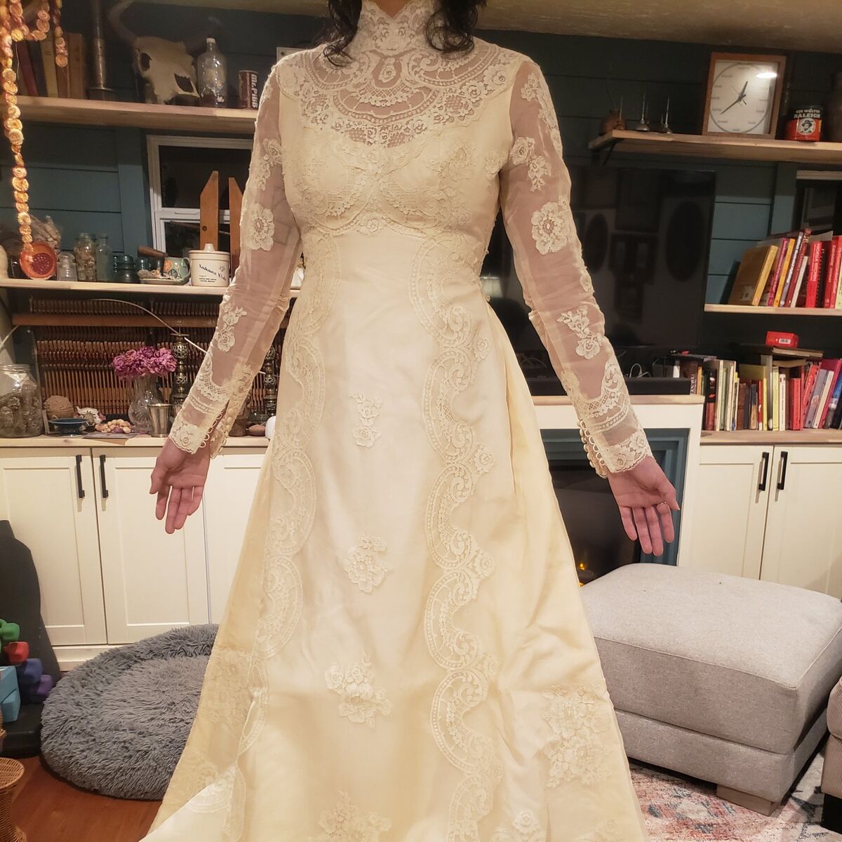 1950s-1960s wedding dress vintage