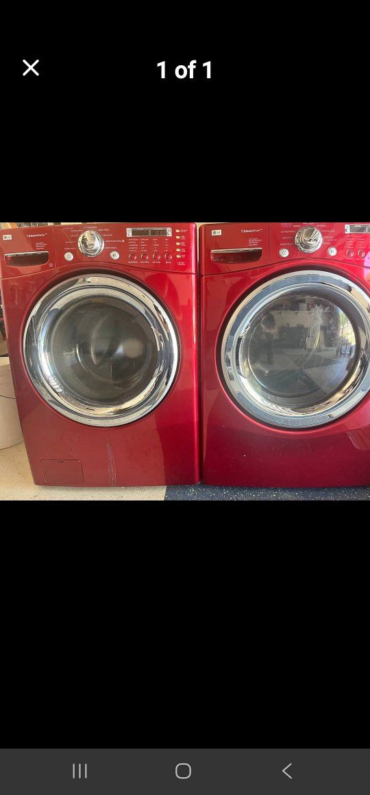 washer and dryer in perfect work condition