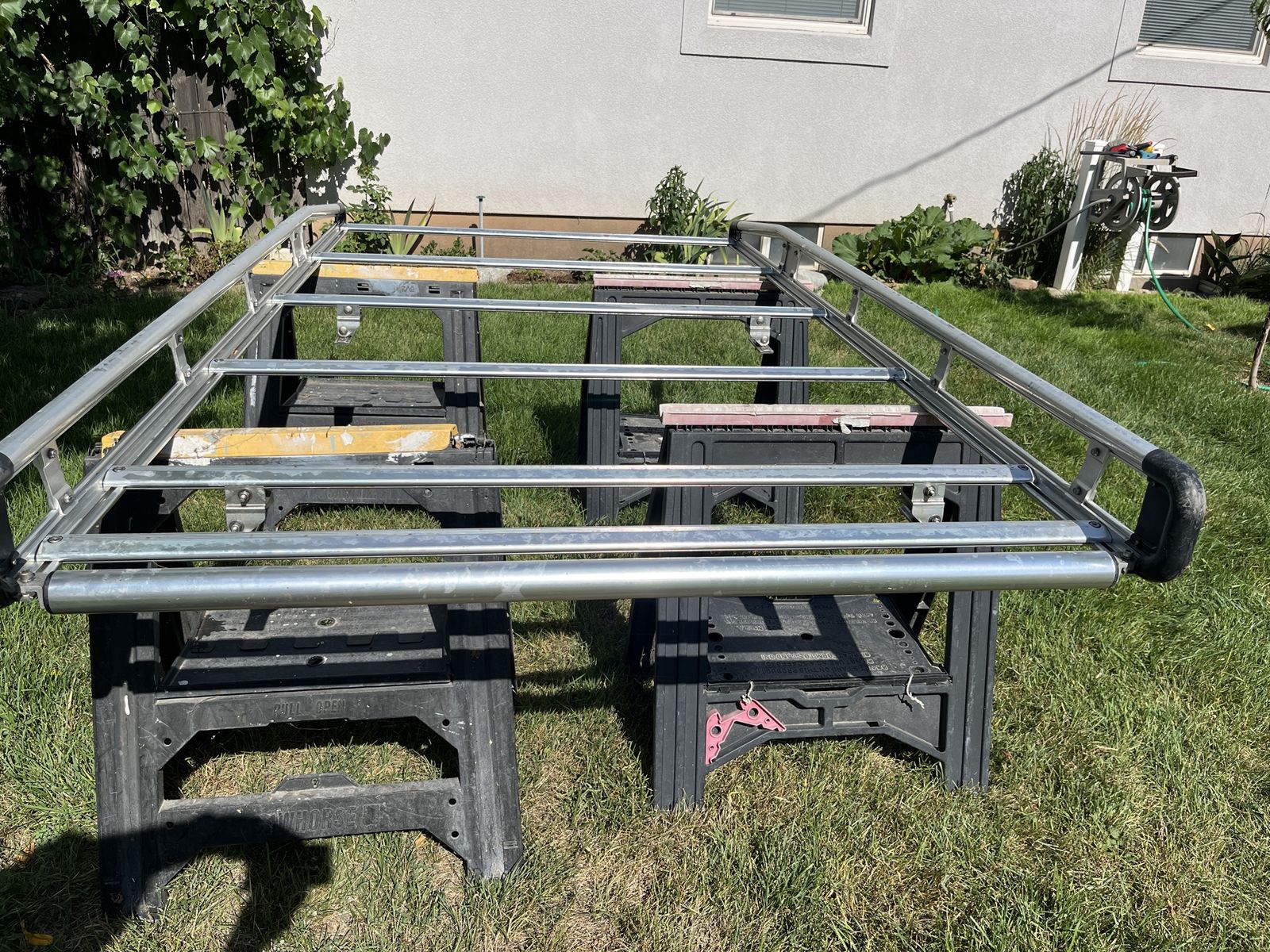 AluRack Truck Bed Rack - Silver Aluminum - Heavy Duty Utility Rack for Truck Beds