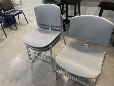 Gray chairs