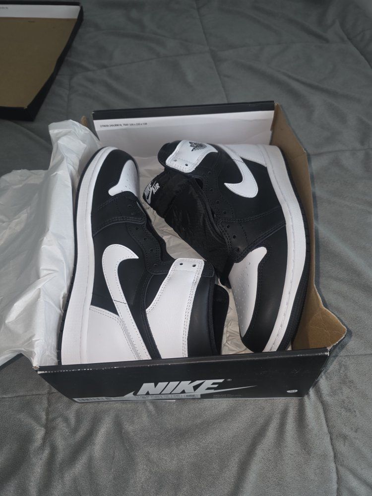 Nike Air Jordan 1 Retro High OG 'Panda' DZ5485-010 Black/White Men's US 9.5