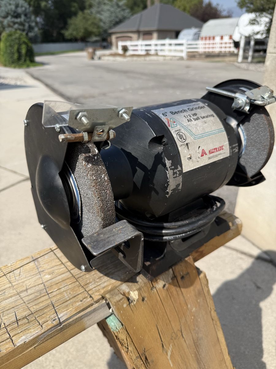 Alltrade 6-Inch Bench Grinder 1/2 HP All Ball Bearing