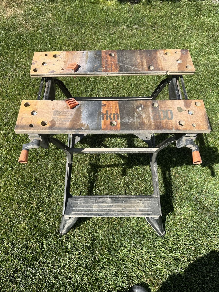 Black & Decker Workmate 200 Portable Project Center Work Bench Folding Sawhorse