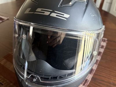 LS2 Stream Evo Matte Black Motorcycle Helmet - DOT Approved
