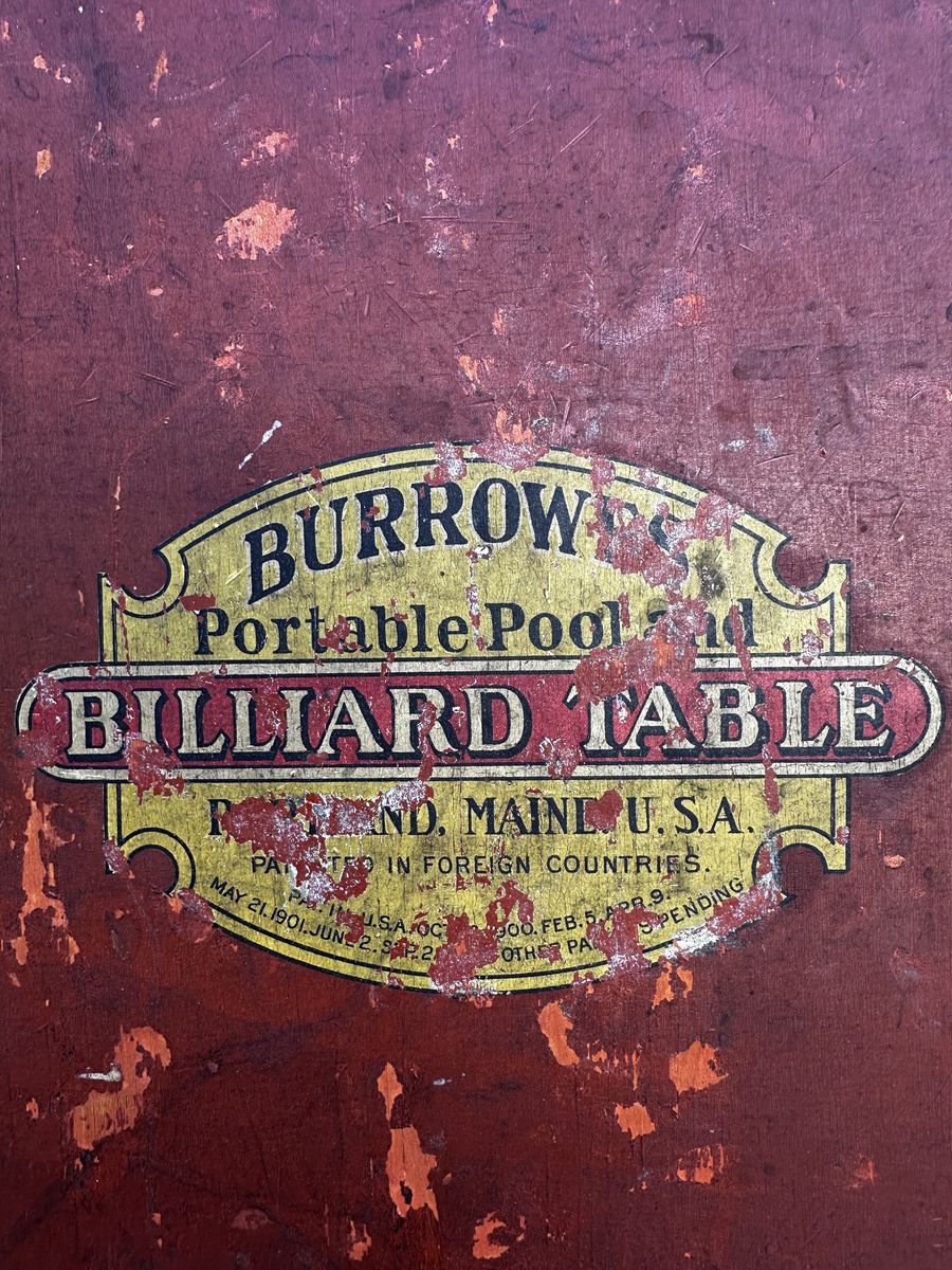 Vintage Pool Table