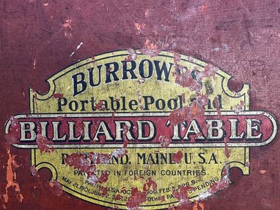 Vintage Pool Table