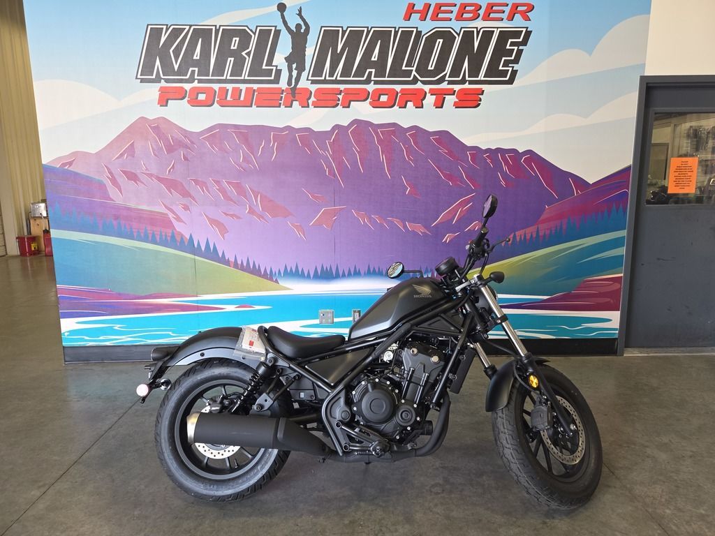 2025 Honda Rebel 500 Matte Black Metallic - H00555