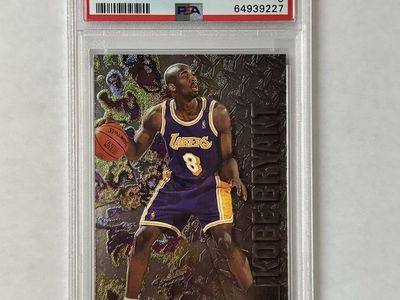 1996 Fleer Metal Kobe Bryant Rookie Card #181 PSA 8 NM-MT