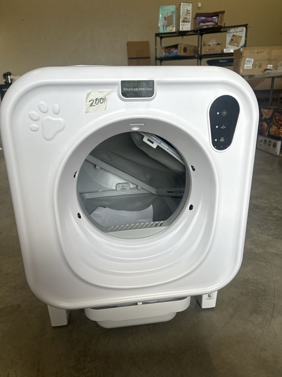 X31 Smart Cat Litter Box Self-Cleaning Automatic White
