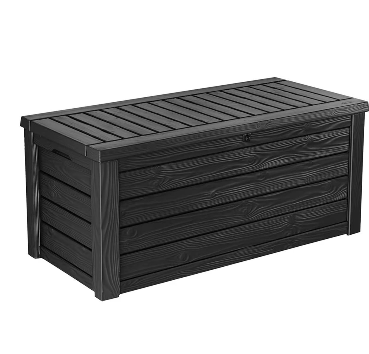 Keter Westwood 150 Gallon Resin Large Outdoor Storage Box Patio Box Deck Box
