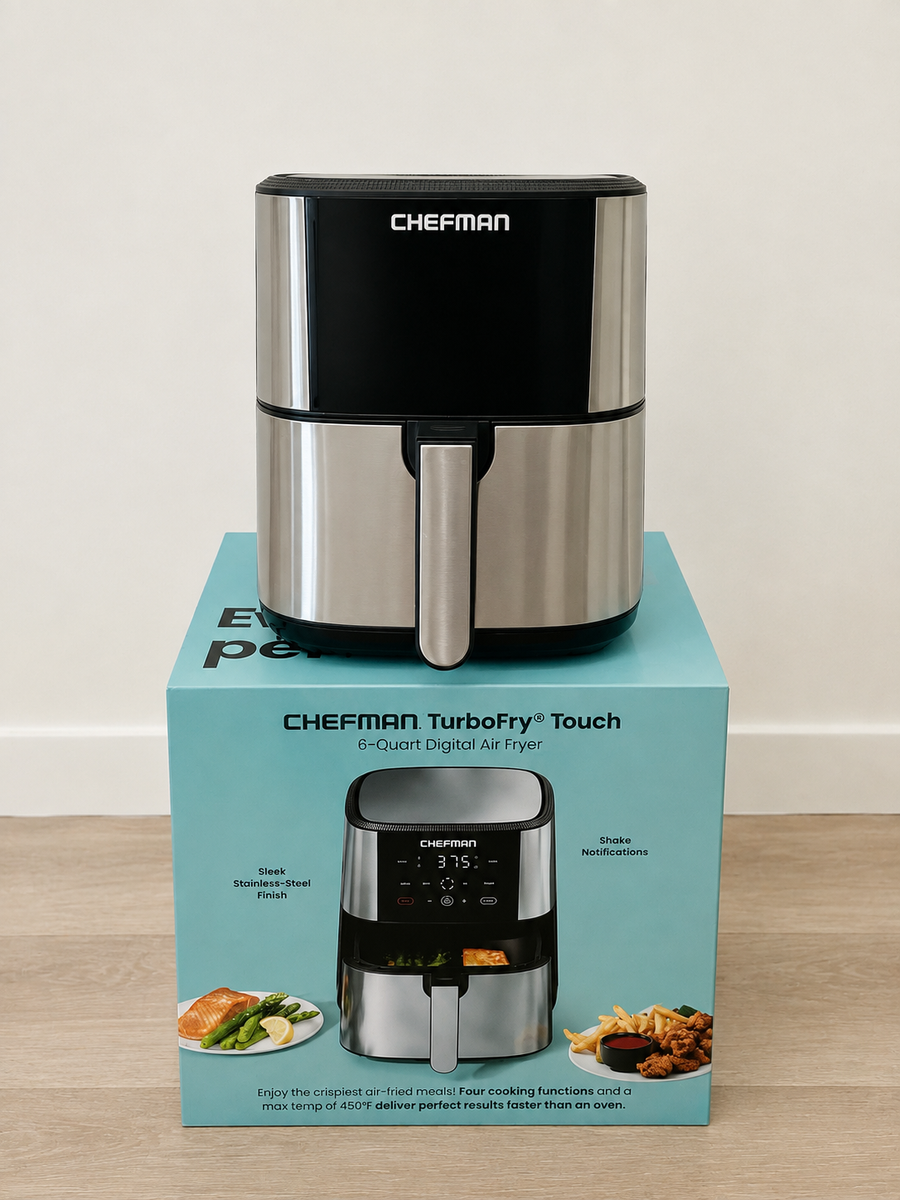 Chefman TurboFry Touch 6-Quart Air Fryer