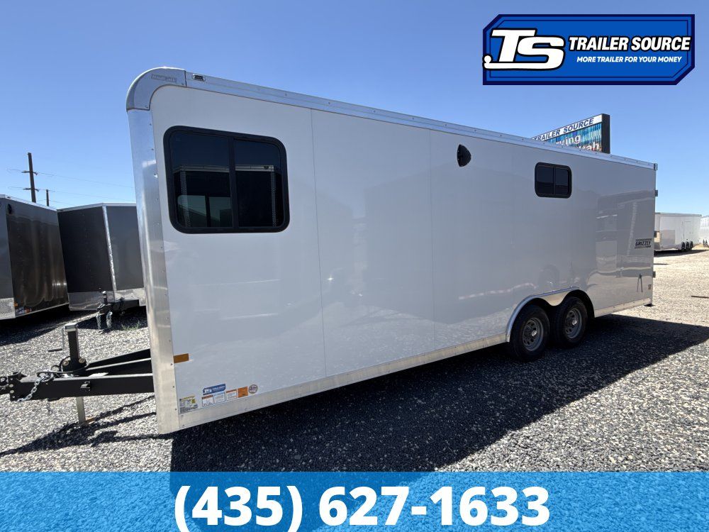 8.5x24 Haulmark Grizzly HD Office Enclosed Cargo Trailer - 7'0" Interior - 10K GVWR -