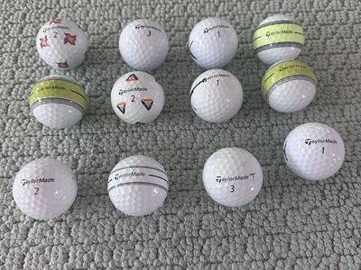 TaylorMade Used Golf Balls - Mixed Models & Colors - 12 Pack
