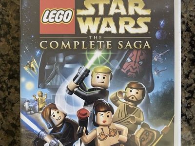 LucasArts LEGO Star Wars: The Complete Saga w/ Manual - Wii, E10+, NTSC-U/C