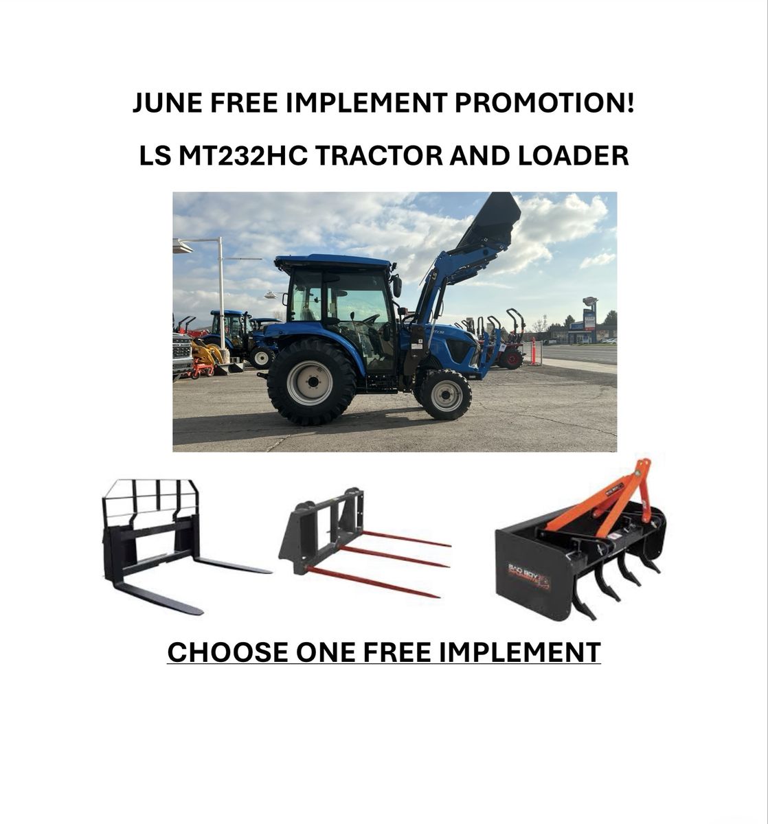 New LS MT232HC Tractor and Loader