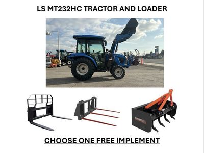 New LS MT232HC Tractor and Loader