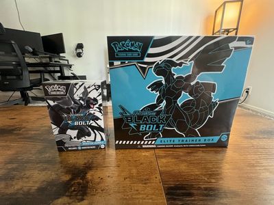 Pokemon TCG Scarlet & Violet Black Bolt Elite Trainer Box & Booster Bundle - NEW SEALED
