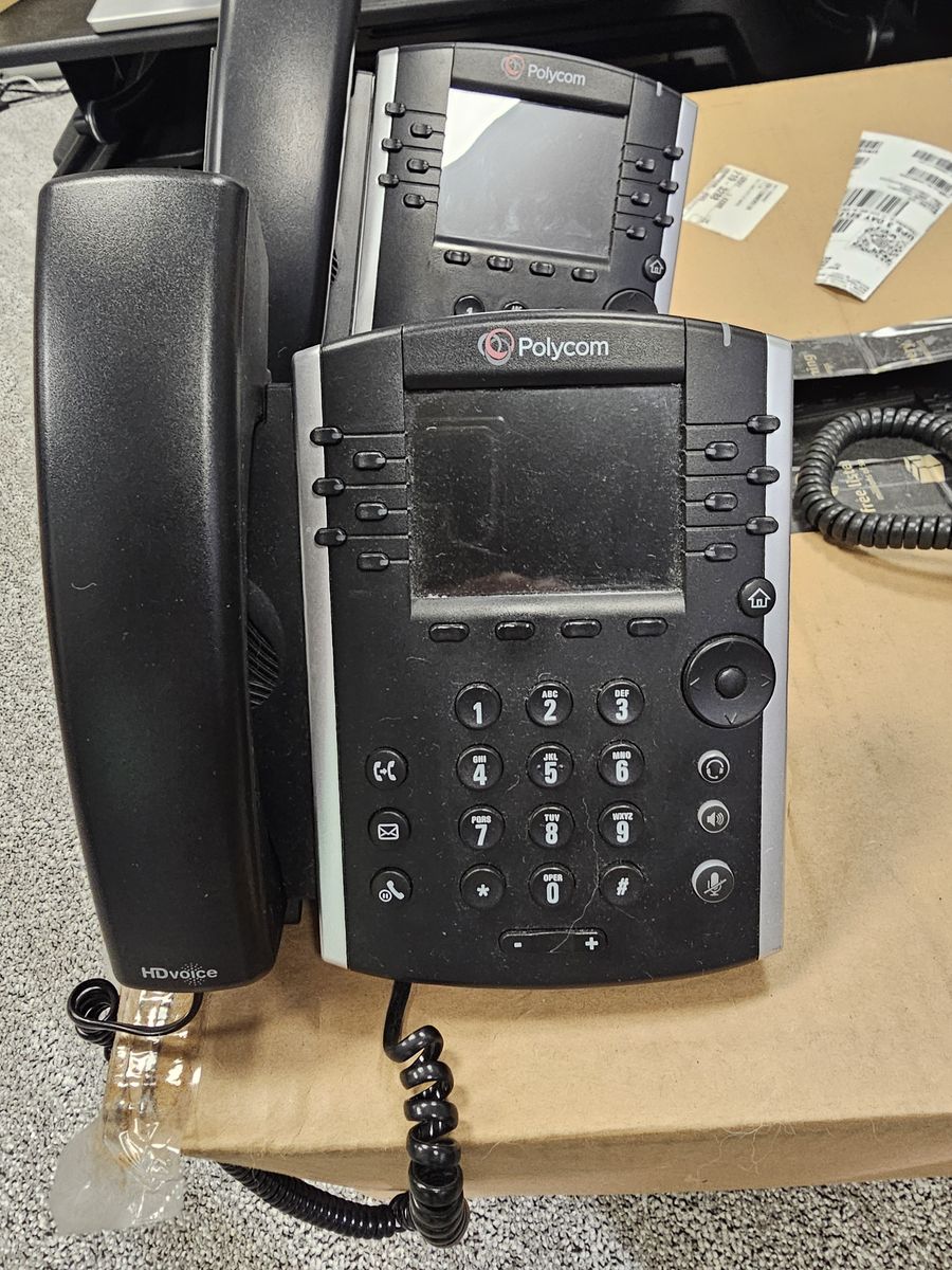 OFFICE CLEARANCE: Bulk Lot of 75 Polycom VoIP Phones