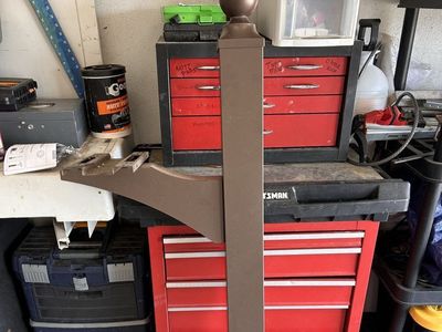 Decorative US Mailbox Post - Bronze, Includes Mount for Mailbox Installation