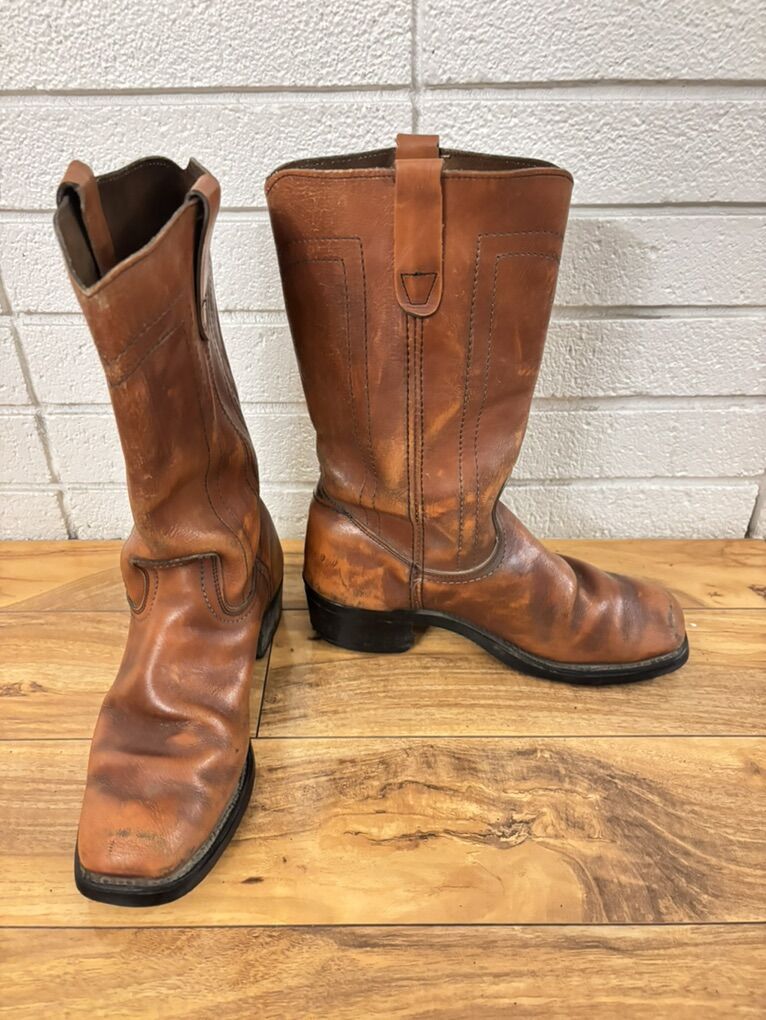 Vintage Landis Cavalry Western Campus Boots Sz 9