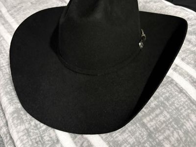 Cody James 3X Felt Western Cowboy Hat Black Size 7