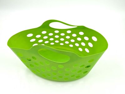 One Gallon Plastic Green Basket
