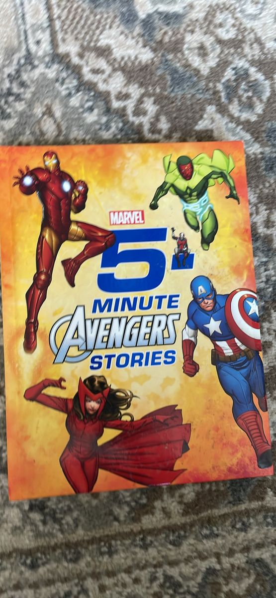 5 minute avengers stories book 🦹‍️🦸‍️