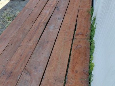 treated 2x12s and 2x10s 16 footers