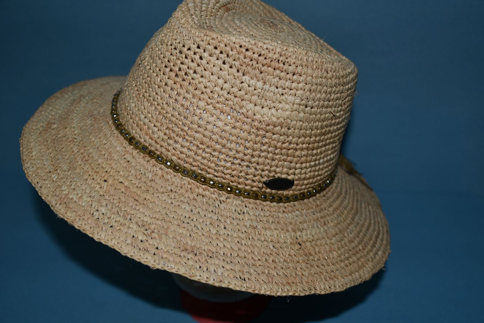 WALAROO HAT COMPANY HAT ~ STYLE "MALIBU" ~ ADJUSTABLE ~ BRIM LENGTH 3" ~ CUTE HEADBAND ~ LIGHTWEIGHT ~ CLEAN!