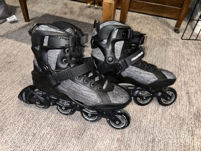 Powerslide Adult Black and Grey Inline Roller Skates
