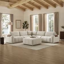 Paige 6-piece Modular Fabric Sectional 1812624 #105835