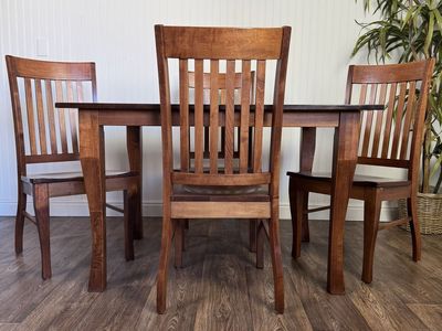Solid Wood Craftsman Mission Style Dining Set