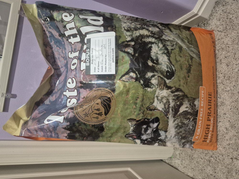 Taste of the Wild dog food