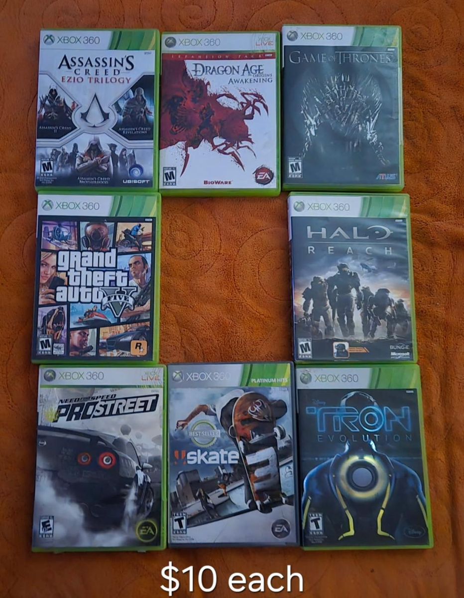 Xbox 360 games $10 each including Game Of Thrones! trades considered!