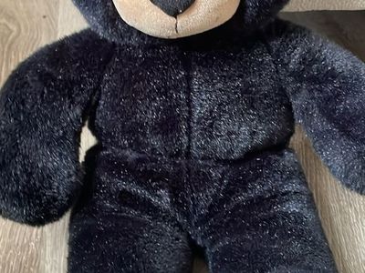 Black tan teddy bear build a bear