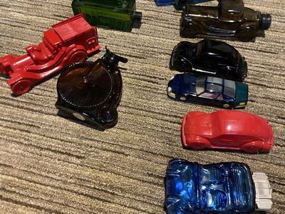 Vintage Avon Glass Decanter Cologne Car Lot - Multiple Colors and Models