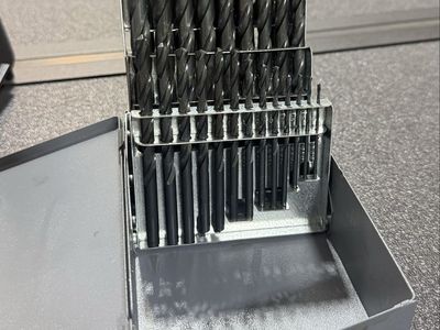Chicago Latrobe 29pc Drill Bit Set Jobber Length Black Oxide 1/16-1/2