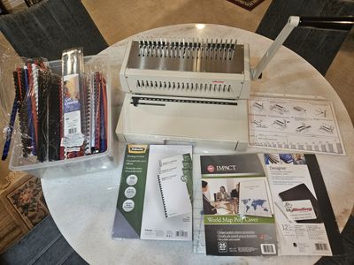 Tahsin Plastic Comb Binding Machine