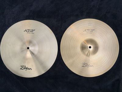 Zildjian A Series 14" Avedis New Beat Hi-Hat Cymbals Pair Top & Bottom
