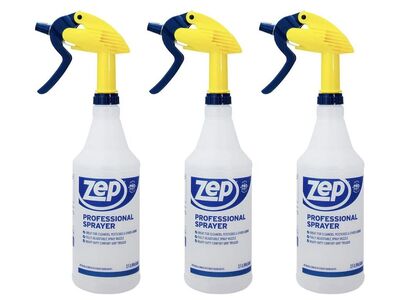 3x Zep Professional Sprayer Bottle 32 Ounces