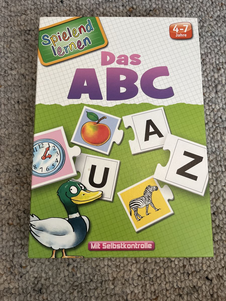 Spielend Lernen Das ABC - German language Game The ABC