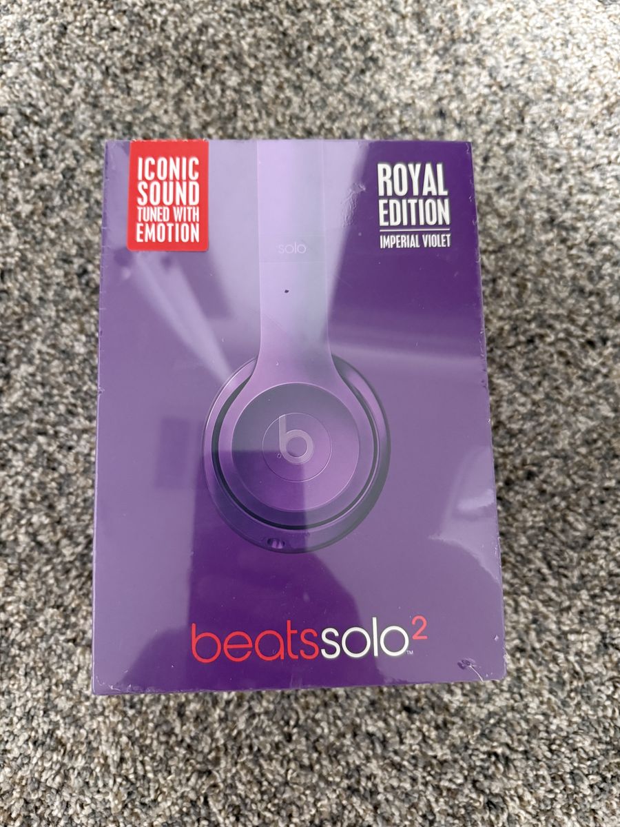NEW Beats by Dr. Dre Beats Solo 2 Royal Edition Imperial Violet (purple)